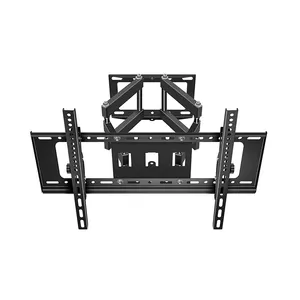 Vật liệu kim loại mạnh mẽ hơn chuyển động đầy đủ LCD Plasma TV Wall Mount Bracket xoay TV đứng