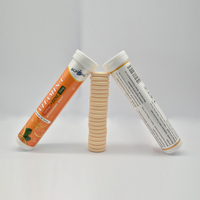 Comprimés effervescents de vitamines Biochealth GMP Halal - Vitamine C 1000 mg, Zinc 10 mg - Complément alimentaire pour soutenir le système immunitaire