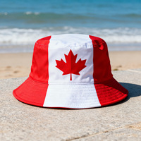 personnalisés pour les fans de football Chapeaux américains Canada Mexique Drapeau national Chapeaux de couleur