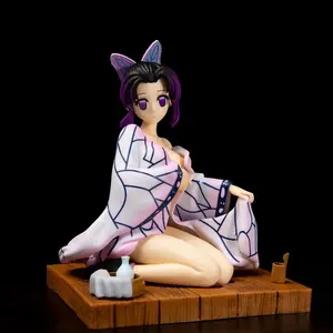 شخصية أنيمي, دمية تمثيلية لشخصية أنيمي شيطان القاتل كوتشو شينوبو اليابانية ، فتاة مثيرة مصنوعة من كلوريد متعدد الفينيل ، دمية ثلاثية الأبعاد لشخصية أنيمي