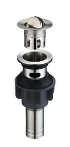 Siphon de lavabo moderne anti-blocage en acier inoxydable avec design élégant pour salle de bain - Product Image 4