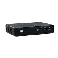 PC Thin Client Terbaru FL800N RDP8.1 Thin Zero Client Hitam Berbahan Aluminium Alloy Linux Ubuntu Zero Client PC untuk Ruang Kelas Elektronik