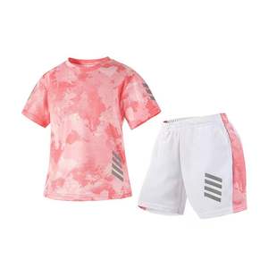 Ensemble de vêtements de sport à manches courtes pour garçons - Vêtements de sport en gros, vêtements de sport personnalisés - Product Image 4