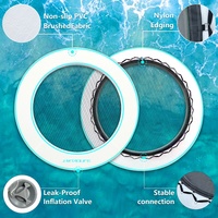 Nouvelle conception de plateforme flottante pour jeux aquatiques, pêche, rafting, tapis d'air flottant, bateau, pont flottant, tapis de surf, quai gonflable