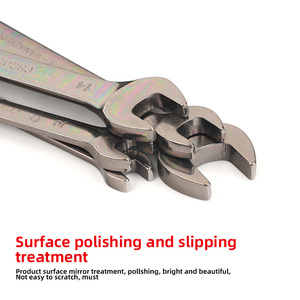 Premium Quality Metric Swivel Head <b>Ratchet</b> Wrench Cr-V Constructed With Black Nickel Plating - Product Image 4