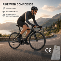 Vélo de route en fibre de carbone RS-22S 700C, 22 vitesses, léger, pour la course, avec pneus 700x28C et roues en alliage pour adultes