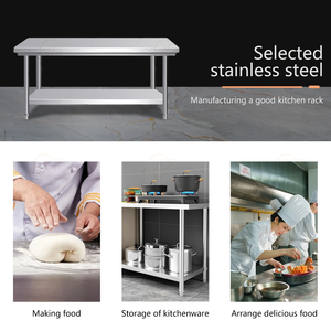 YITIAN attrezzature da cucina multifunzione attrezzature 201 cucina 304 <span class=keywords><strong>banco</strong></span> tavolo da lavoro in acciaio <span class=keywords><strong>inox</strong></span> - Product Image 5