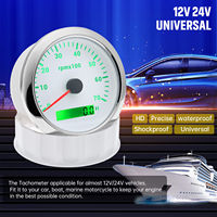 Aksesori Factory Outlet Universal 12V 24V 7000RPM Tachometer Mekanis 7000RPM Speedometer Suku Cadang Sepeda Motor