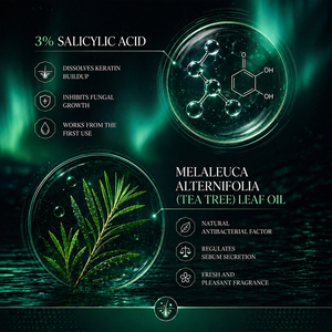 Shampooing antipelliculaire KORMESIC Private Label 350ml 3% Acide Salicylique Équilibrant le Cuir Chevelu Nourrissant Réparateur Anti-Chute de Cheveux - Product Image 4