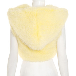 GX-Y2k Hot Sexy Fashion Crop <strong>Top</strong> <strong>Women</strong> Hoodie <strong>Tank</strong> <strong>Tops</strong> Fur <strong>T</strong>-<strong>shirt</strong> - Product Image 4