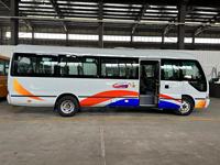 Nouveau bus miniature Coaster personnalisable, conduite à gauche, 22 à 30 places, Euro 3, diesel, manuel, moteur Cummins