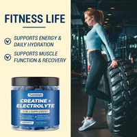 Gummies de créatine et d'électrolytes Springland OEM de haute qualité – Complément nutritionnel sportif pour l'énergie avant l'entraînement