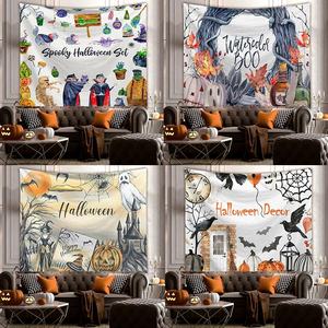 Personnalisé polyvalent utilitaire Hippie Halloween Collection diffusion en direct tissu de <span class=keywords><strong>fond</strong></span> tapisseries réutilisables de haute qualité - Product Image 3