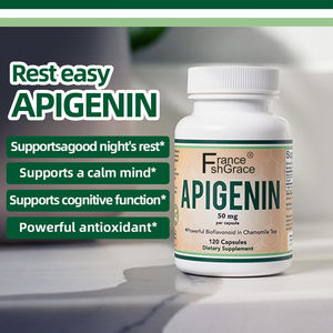 สารสกัดจากพืช apigenin ออร์แกนิก50มก. ต่อแคปซูลรองรับระดับคอร์ติซอลที่ดีต่อสุขภาพสำหรับผู้ชายและผู้หญิง120แคปซูล apigenin แคปซูล - Product Image 2