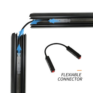 Système d'éclairage sur rail magnétique populaire 48V, éclairage sur rail de <span class=keywords><strong>plafond</strong></span> à tension magnétique, LED à rail magnétique dissimulé et en surface 90 - Product Image 5