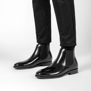 Chaussures habillées de luxe pour hommes, mocassins en cuir noir léger, richelieus décontractés et formels, semelle en caoutchouc solide, fabriquées en Chine – Fournisseur OEM - Product Image 5
