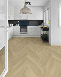 Plancher en <span class=keywords><strong>parquet</strong></span> SPC en chêne 5 mm 6 mm, système de clic, vinyle imperméable, chevrons avec couche d'usure pour maison et hôtel - Product Image 2