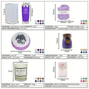 Thanksgiving Gift Boxes Set Wedding Guest Bridesmaid Luxury Towel <b>Bath</b> Spa Gift Set for Women - Product Image 5