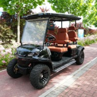 Prix Printemps Abordable : Voiturette de Golf Électrique 4 Places, Moteur AC 5KW, 72V, Aluminium, Couleur Personnalisée, Certifiée DOT, 50-70Km/h, Autonomie 90km, 3-4 Personnes