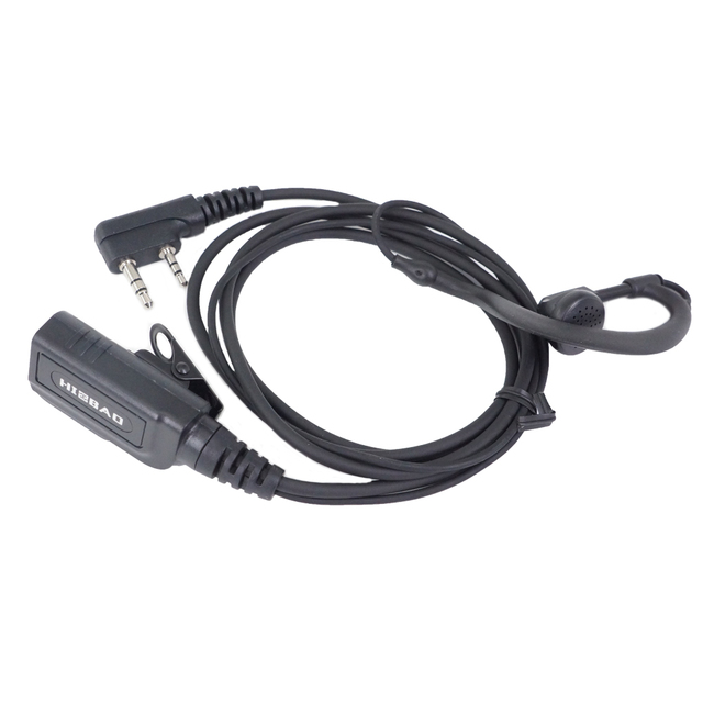 KUL-H08 Earpieces Push to Talk Eads Walkie Talkie Wireless Headset for Two Way Radio J2629