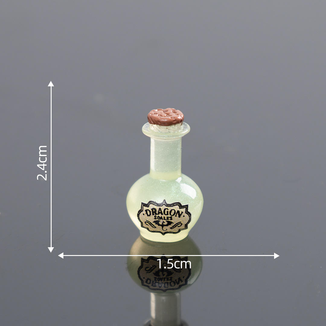 Non.5 flacons de médicaments verts