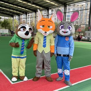 Disfraz de Conejo Zhu Di Judy, Traje de Mr. Sloth, Disfraz de Animación de Nick Fox, Disfraz de Algodón para Juego de Rol, Accesorios de Ropa - Product Image 2