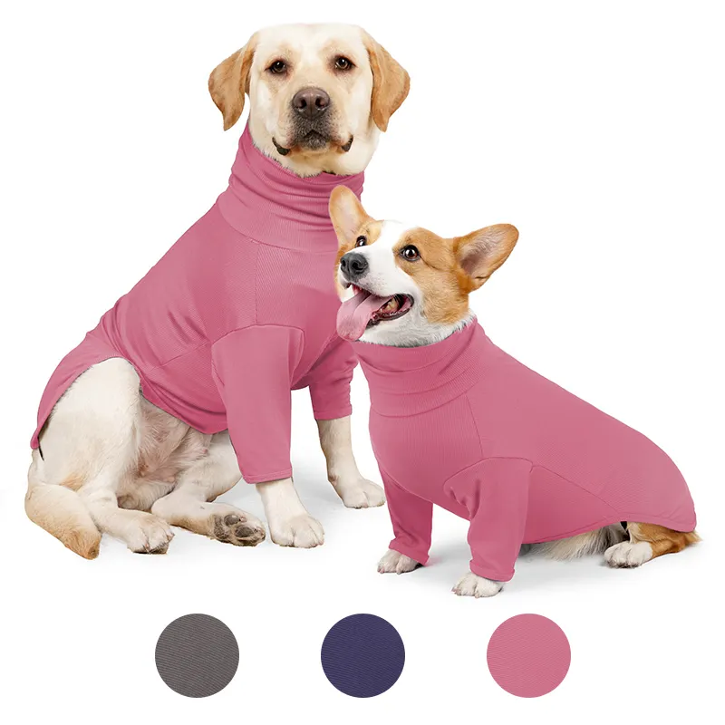 OEM & ODMエレガントなデザイナー高級子犬ペットシャツ服パジャマ犬手術回復スーツ