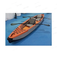 Plateforme flottante gonflable en vinyle bleu, fabrication directe d'usine, avec pompe à air et kit de réparation, pour bateau de pêche en mer, conception Drop Stitch