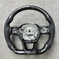 Volant en fibre de carbone forgée de haute qualité pour Civic, Accord, CR-V, HR-V, City – Série complète, assemblage sport personnalisé, poignée en cuir, 3 points de fixation