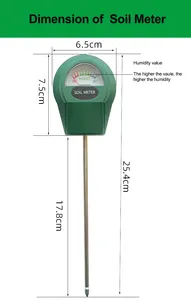 اختبار سريع ومختبر رطوبة التربة بمجس واحد يستخدم للزراعة والبستنة والنباتات في الهواء الطلق خدمات OEM/ODM