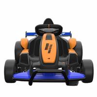 Kart à pédales à essence certifié EPA, batterie 24V 9Ah, jouet de course portable pour l'extérieur, enfants de 6 ans et plus, moteur 200W, vitesse maximale de 60 km/h