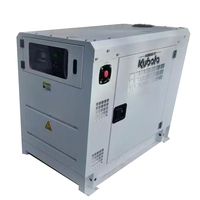 Generador Diésel Silencioso DMS-K18 de 18 kW con Motor Diésel Kubota V2203 y Alternador Sin Escobillas STF-184F, Lista de Precios Competitivos de 8 kW a 150 kW