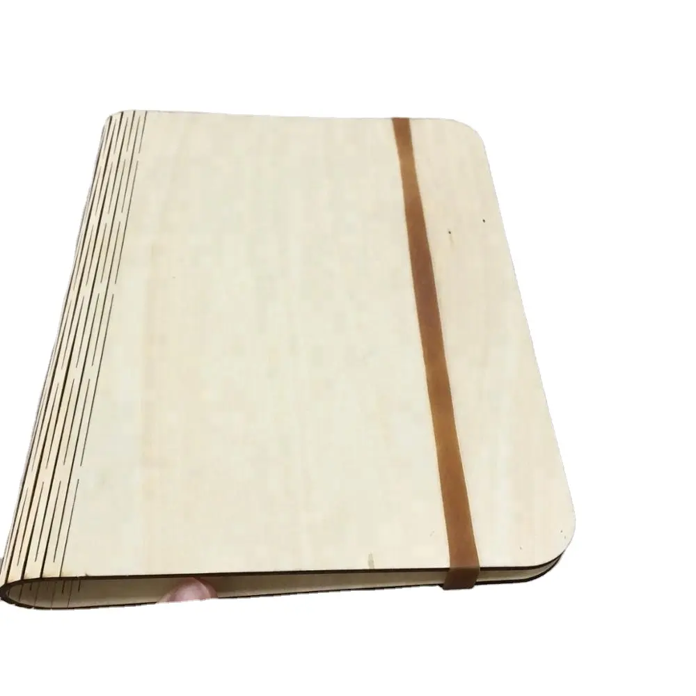 Copertura in legno di scuola notebook notebook da ufficio in legno della copertura notebook