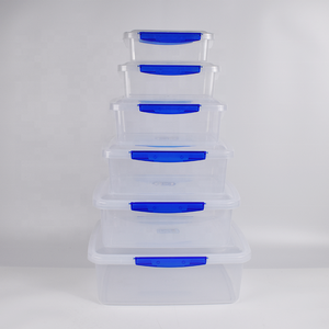 Cao cấp nhựa container lưu trữ thực phẩm với khóa nắp bộ bao gồm các kích cỡ khác nhau cho hoàn chỉnh nhà bếp tổ chức - Product Image 1