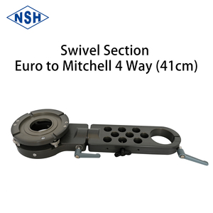 Accessoires de photographie NSH Swivel Section Euro to Mitchell <span class=keywords><strong>4</strong></span> Way Camera Track Dolly Riser pour la réalisation de films - Product Image 2