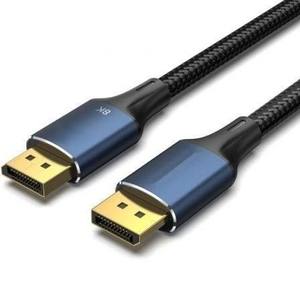 Cable - DisplayPort macho 8K, 3m, color azul, ideal para transmisión de video y audio de alta definición, flexible y duradero. - Product Image 1