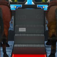 Machine de jeu d'arcade de simulation de course de chevaux sportive à monnayeur Golden Hand Top Speed 2 pour 2 joueurs, écran LCD 55 pouces, 4000W, 220V, en métal