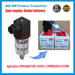 เครื่องส่งสัญญาณความดันรุ่นดั้งเดิม AKS32R 060G6339 -1 ถึง 12 บาร์ -14.5 ปอนด์ต่อตารางนิ้ว ถึง 174 ปอนด์ต่อตารางนิ้ว แบบรัติโอเมตริก ช่องสัญญาณ 7/16-20 UNF สำหรับระบบทำความเย็น - Product Image 4