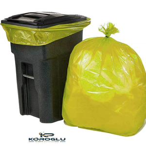 Bolsas de basura de plástico coloridas y duraderas Opciones pequeñas y grandes de larga duración para productos domésticos disponibles al por mayor - Product Image 1