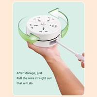 Multiprise rétractable compacte avec 4 ports USB-A et prise britannique, rallonge multi-prises universelle pour usage domestique