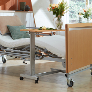Table de lit réglable en hauteur avec roulettes, table réglable pour utilisation à l'hôpital - Product Image 2