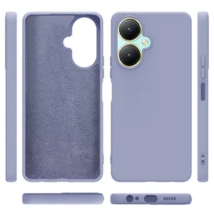 Étui abordable en silicone liquide de haute qualité pour téléphone portable ViVo <span class=keywords><strong>Y35</strong></span> TPU de 2.0mm d'épaisseur - Product Image 1