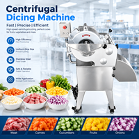 Hoge Efficiëntie Centrifugaal Snijmachine Automatische Voedsel Snijmachine Groente Vlees Fruit Snijder Roestvrijstalen Apparatuur