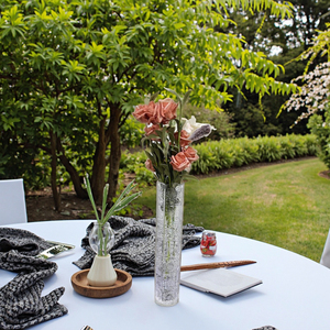 <span class=keywords><strong>Vase</strong></span> <span class=keywords><strong>de</strong></span> table élégant en verre soufflé artisanal, design bohème, <span class=keywords><strong>grand</strong></span> format, pour fleurs fraîches/séchées, culture aquatique, mariage - Product Image 5
