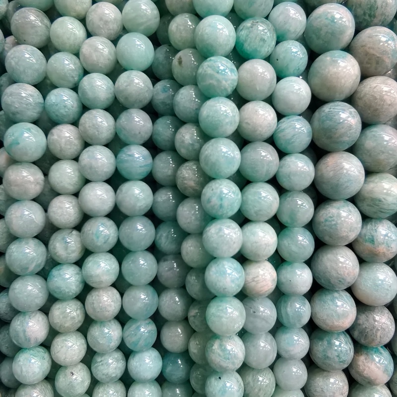 Wholesale 4MM-12MM Smooth Round Gemstone Beads Natural Crystal Loose Beads Jewelry Making for DIY Necklace Bracelet