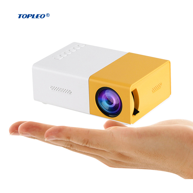 Topleo Wholesale 720p Portable A2000 Mini Projector Wired and Wireless Mirroring Wifi Support 1080p Lcd Small Projector