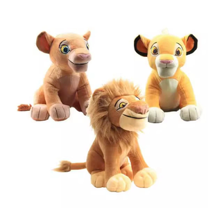 Peluche <span class=keywords><strong>lion</strong></span>, coussin en peluche <span class=keywords><strong>Simba</strong></span>, cadeau d'anniversaire pour enfants - Product Image 1