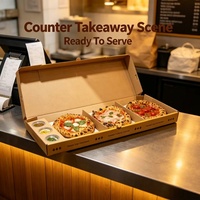 Boîte à pizza personnalisée en gros avec logo pour restaurant, traiteur, événement et emballage à emporter