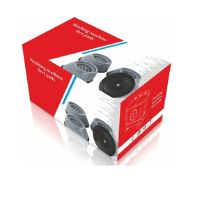 Patins anti-vibrations en plastique robuste (4 pièces) avec ventouses puissantes pour machine à laver, réduction du bruit et absorption des chocs sur le sol - Product Image 3