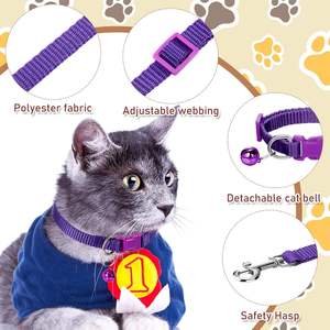 Kingtale Hundehalsband und Leinenset Polypropylen verstellbare Welpenhalsbänder für mittlere Hunde kleine Hunde Haustier Lauftraining - Product Image 5